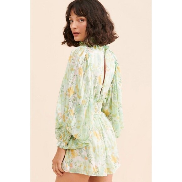Elliatt Ophelia High-Neck Playsuit Romper M - Picture 2 of 10
